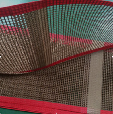 Bullnose совместная конвейерная лента сетки PTFE теплостойкая
