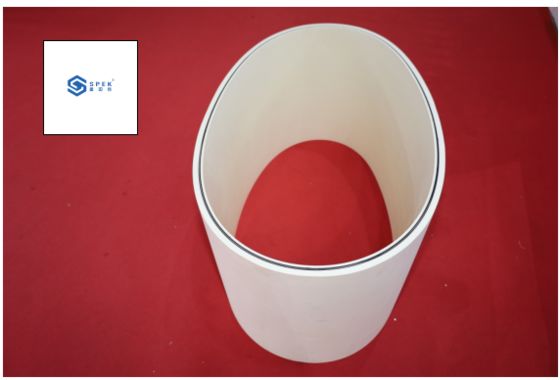 Бесконечный гладкий резиновый ремень для рыбьих костей Белый цвет